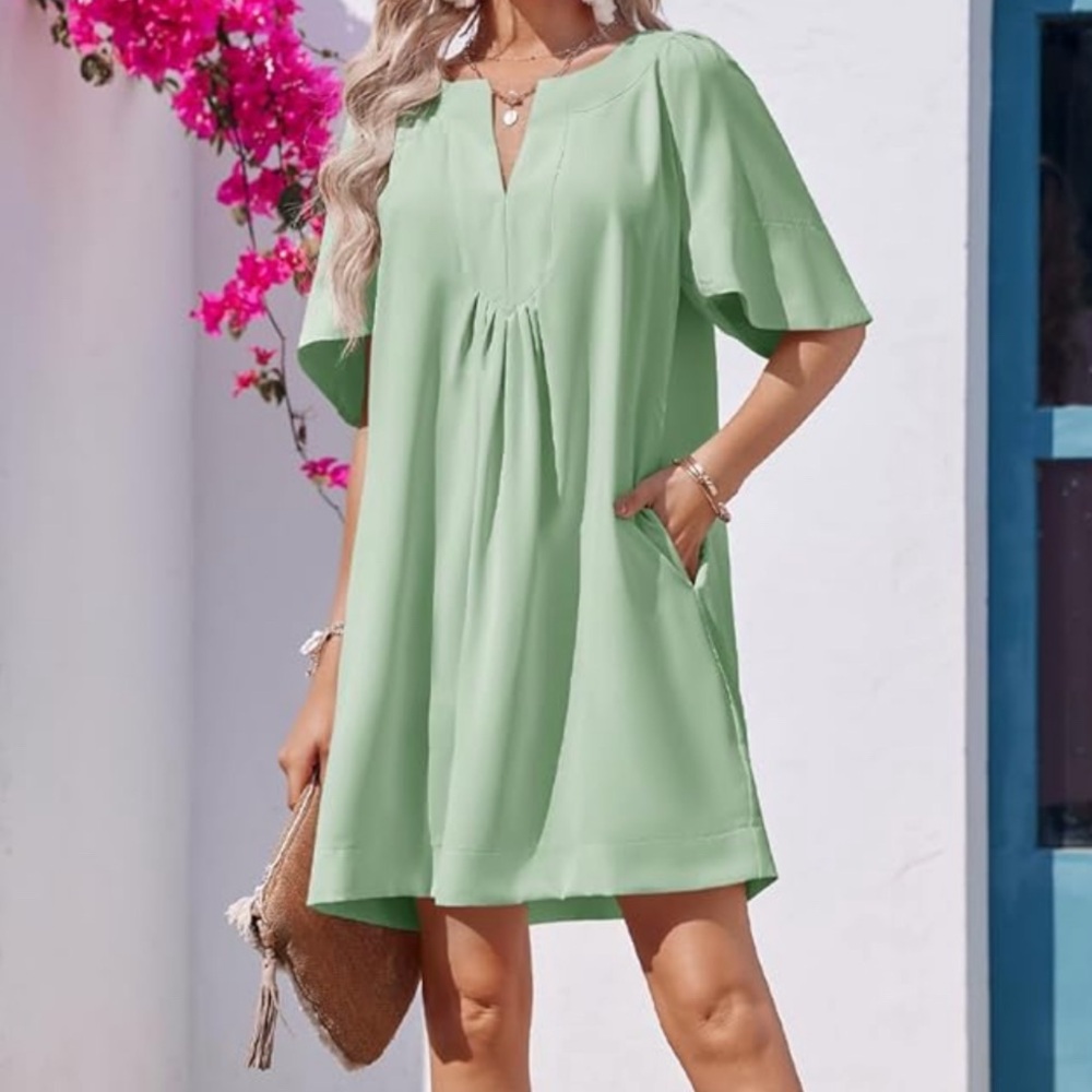 Wenrine Short Sleeve Shift Dress